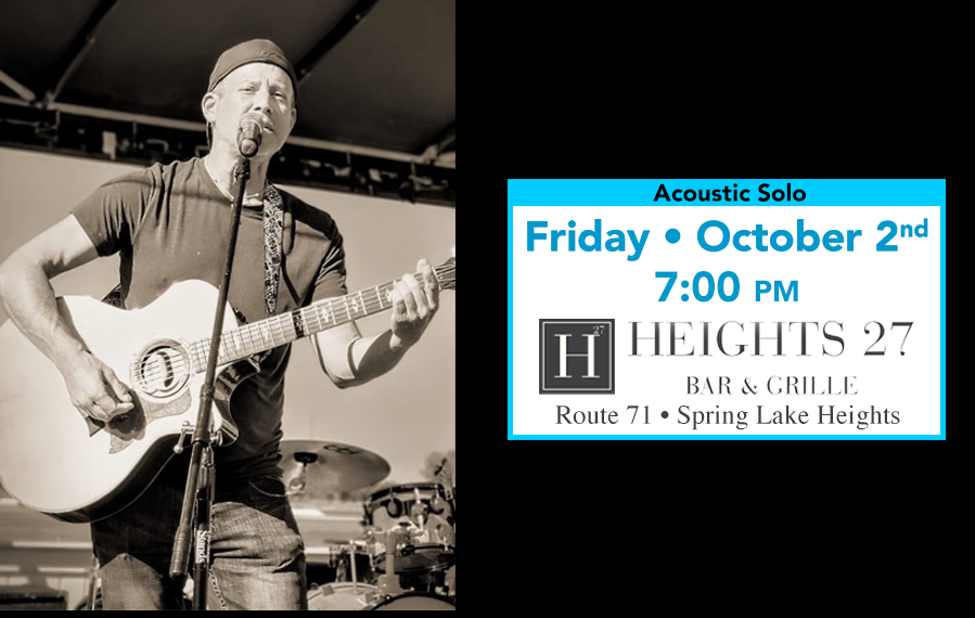 Spring Lake Heights Solo Acoustic Show Monmouth Beach, Ocean County NJ Live music Matt Noffsinger Band.